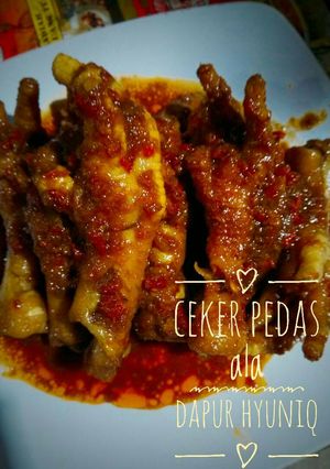 Foto resep Ceker pedas