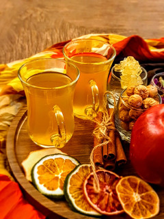 عکسی از دستور چای سیب ودارچین 🍎🍁🍂
