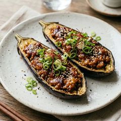 Stuffed Japanese Eggplant Recipe! Easy Recipe, Tips & Guide A picture of Stuffed Japanese Eggplant Recipe! Easy Recipe, Tips & Guide.