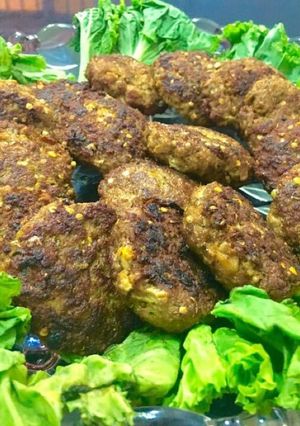 A picture of Chicken Chapli Kabab.