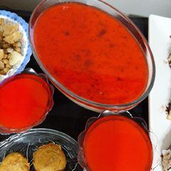 A picture of Egg pudding trifle.