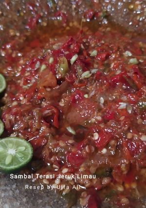 Foto resep Sambal Terasi Jeruk Limau