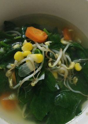 Foto resep Sayur bayam jagung