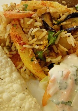 A picture of Vegetable Biryani#localfoodcontest_Kisumu.