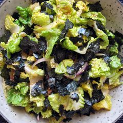 A picture of Cos Lettuce & Nori Salad.