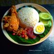 Nasi lemak khas singapura