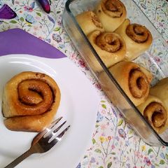 A picture of Cinnamon rolls.