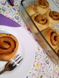 A picture of Cinnamon rolls.