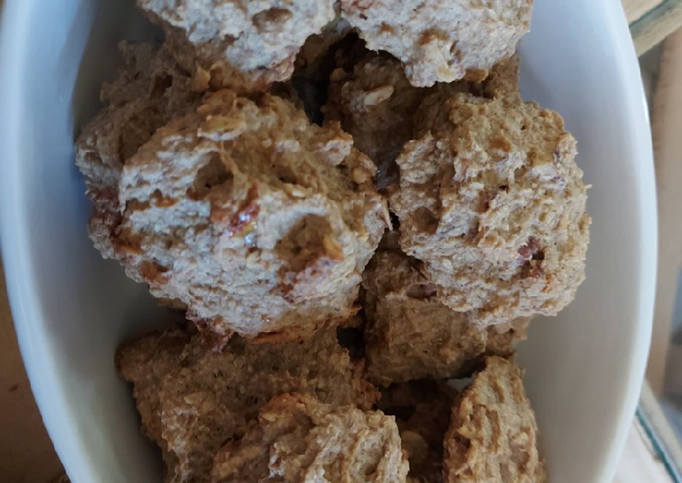 Galletas de avena y plátano sin gluten
