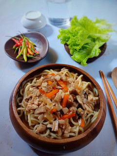 Foto resep Mi Siram Ayam Jamur