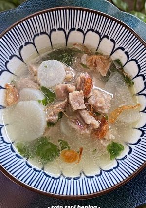 Foto resep Soto Sapi Bening