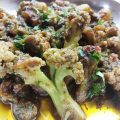 A picture of Greenish cauliflower (Hariyali Gobi).