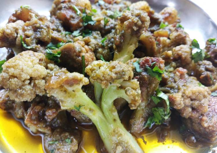 Step-by-Step Guide to Make Homemade Greenish cauliflower (Hariyali Gobi)