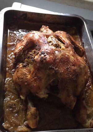 Una foto de Pollo al horno