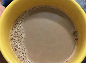 Una foto de Chocolate caliente Starbucks