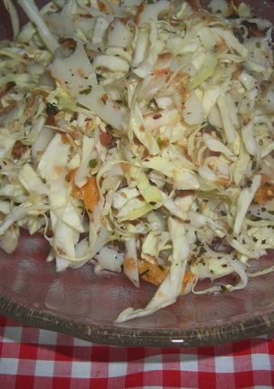 A picture of Refreshing Umeboshi and Shiso Cabbage Salad.