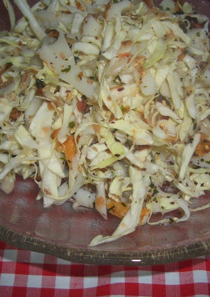 A picture of Refreshing Umeboshi and Shiso Cabbage Salad.