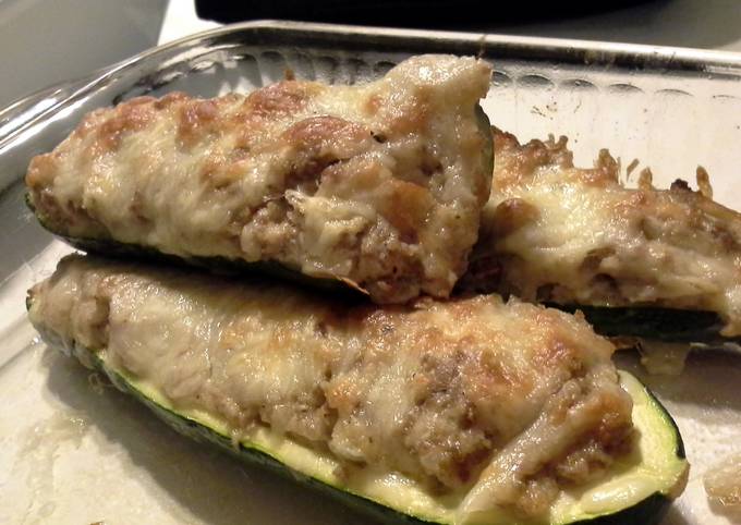 Steps to Prepare Speedy Zucchini boats