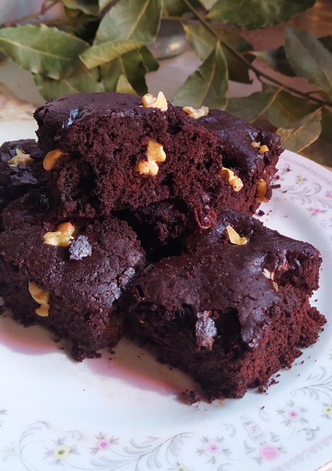 Una foto de Brownie de Boniato Vegano y Sin Tacc