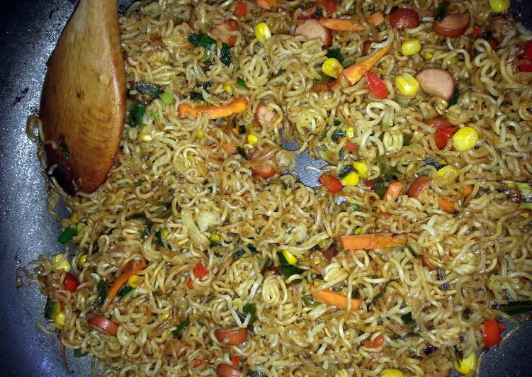 Recipe of Homemade stir fry noodles