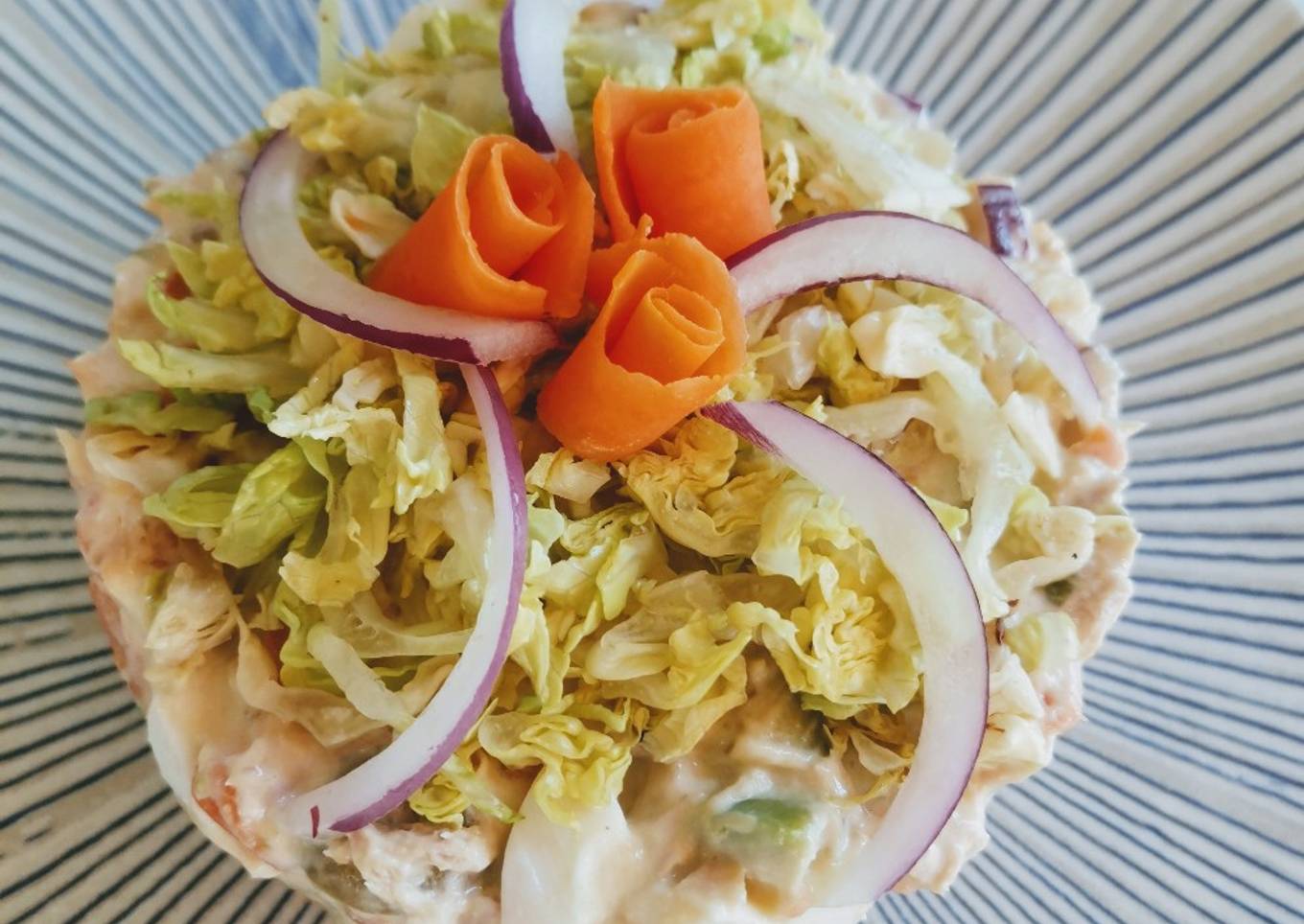 Ensaladilla saludable de boniato 🍠 y aguacate 🥑