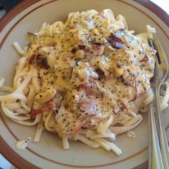 A picture of Creamy Beef Fettucine.