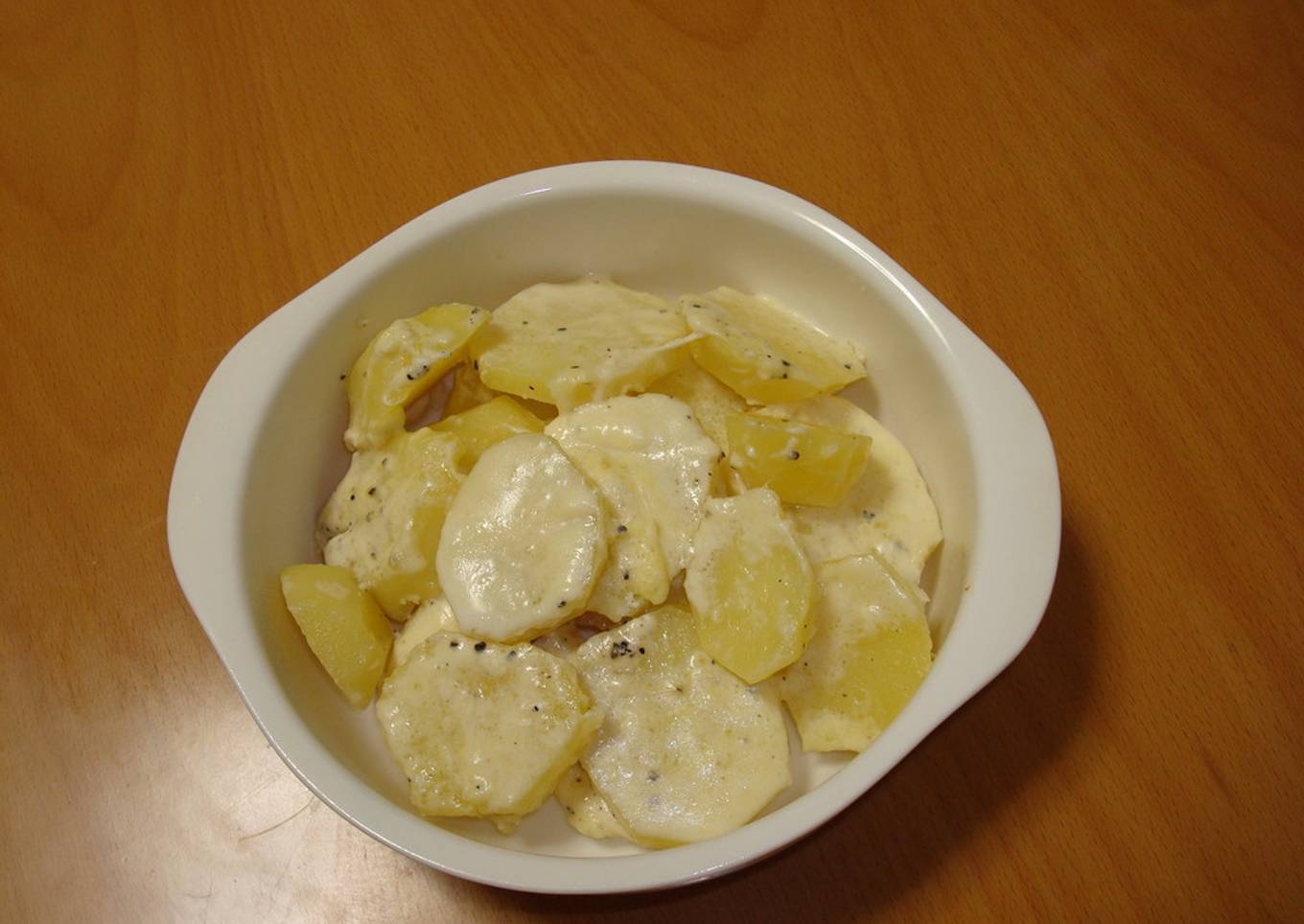 Potatoes Cooked in Milk