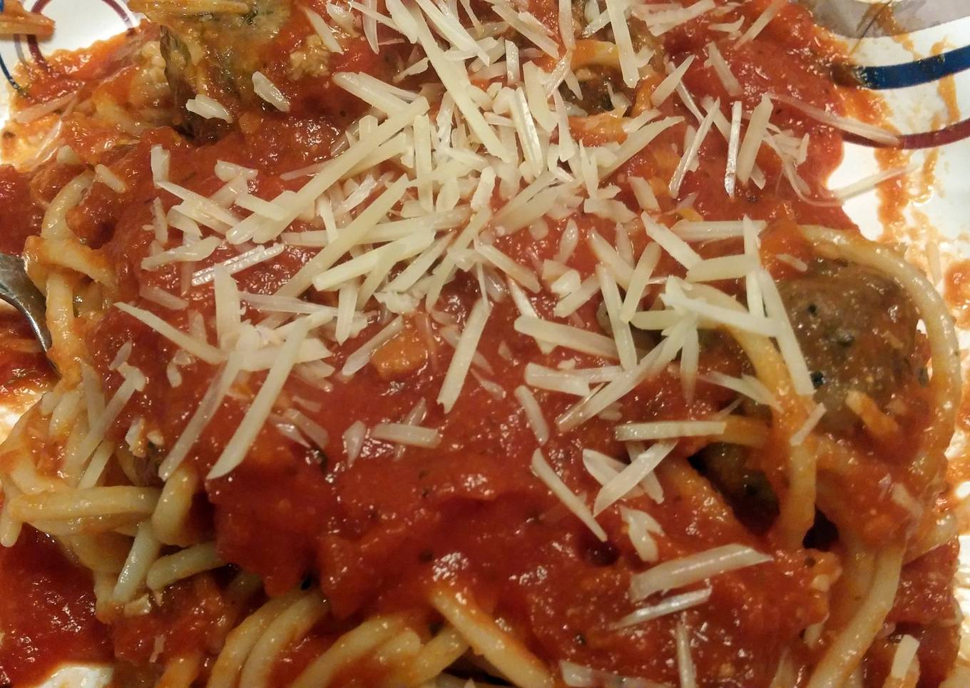 Simple Way to Prepare Ultimate Hope's Homemade Bacon Cheese Speggeti
Sauce