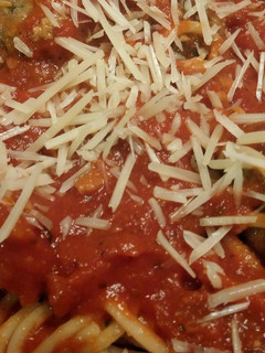 A picture of Hope's Homemade Bacon Cheese Speggeti Sauce.