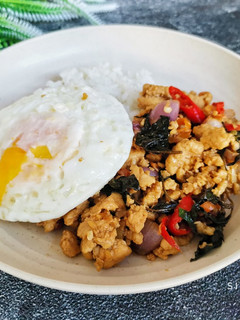 Foto resep Chicken Thai Basil (Pad Kra Pao)