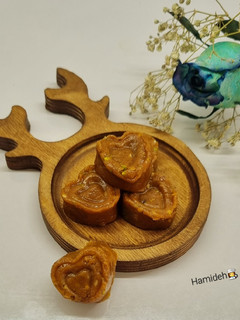 عکسی از دستور حلوا یخچالی (آرد نخودچی+ارده)🥰