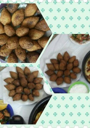صورة لوصفة كبة مقلية بلحمة
