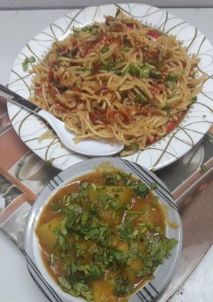A picture of Alu dum thupaa.