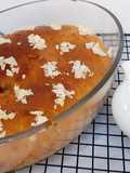 Basbousa with orange syrup