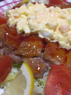 A picture of Chicken Nanban with Sweet Chili Sauce.
