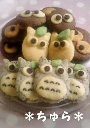 A picture of [Ghibli] Totoro Character Cookies.