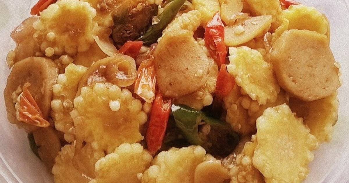 sweet baby corn stir fry Recipe by Koki Kikuk = Clumsy Cook Cookpad
