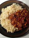 Carne con papa ala brasilera