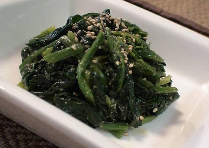 Our Family&amp;#39;s Spinach Namul (Korean-Style Salad) Recipe