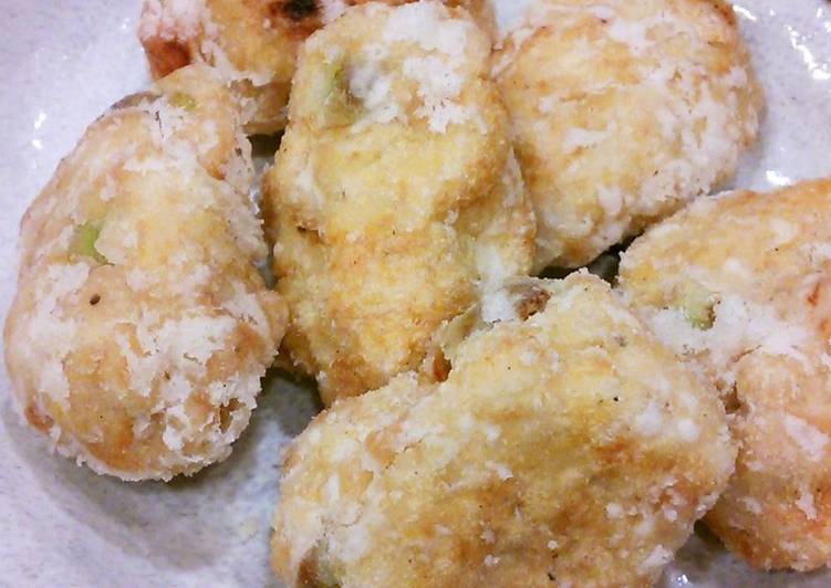 Recipe of Homemade Taro Root &amp; Fluffy Fried Tofu with Edamame