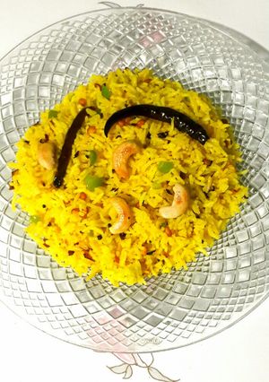 A picture of Lemon Rice.