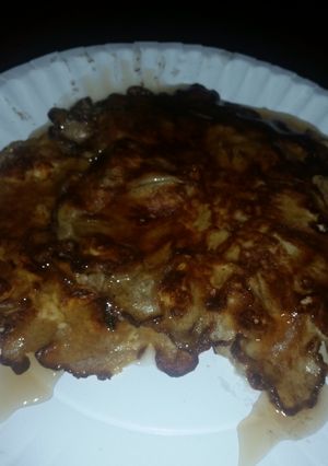 A picture of Cream Cheese pancakes (Low carb).