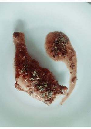 A picture of Poulet sauté champignon.