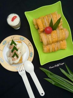 Foto resep Pisang Gulung Isi Kacang
