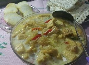 Foto resep Lodeh Cecek Tahu Tempe (Bumbu Iris)