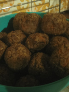 Una foto de Albóndigas de lentejas y arroz (vegan)!