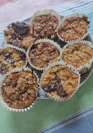 Una foto de Muffins de manzana