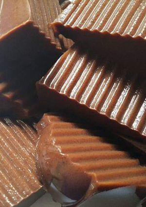 Foto resep Puding Roti Double Coklat