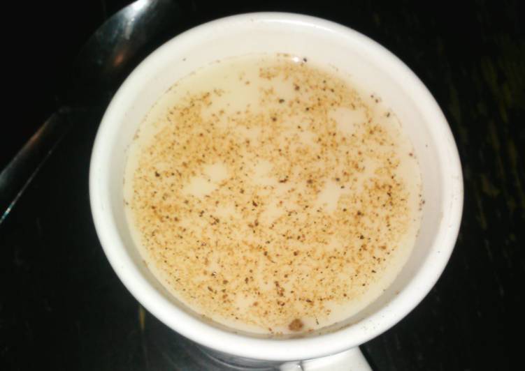 Steps to Serve Tastefully Calming latte