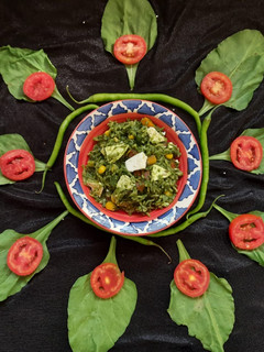 વેજીટેબલ પનીર પાલક રાઈસ (Vegetable Paneer Palak Rice Recipe In Gujarati) રેસીપી મુખ્ય ફોટો
